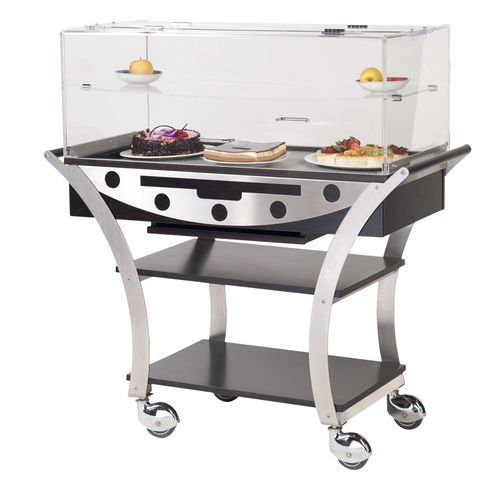 Carrello di servizio - CONTEMPORAINE : 304NW - SERVIZIAL - per ristorante / refrigerato / da giardino