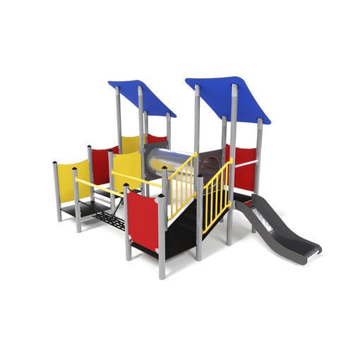 Struttura ludica per parco giochi - UNIMINI ESSENTIALS FENRIR  - HAGS Aneby AB - in legno / in acciaio / in HPL