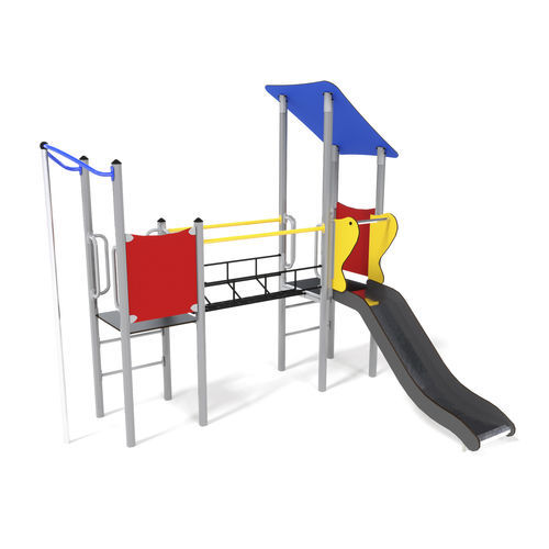 Struttura ludica per parco giochi - UNIMINI ESSENTIALS DEIMOS  - HAGS Aneby AB - in legno / in acciaio / in HPL