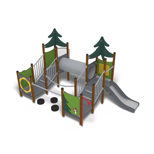 Struttura ludica per parco giochi - UNIMINI BERGVIKEN - HAGS Aneby AB - per asilo nido / per spazi pubblici / per enti locali