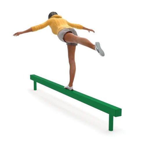 Trave d'equilibrio per parco giochi - 8040958  - HAGS Aneby AB - da ginnastica / per percorso vita