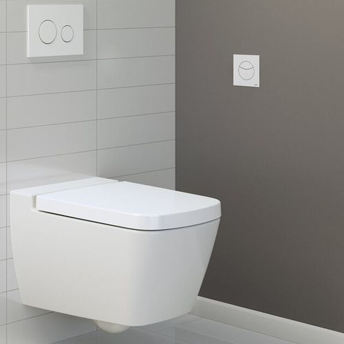 Placca di scarico semplice - TECEFLUSHPOINT - TECE Italia - per uso residenziale / contract