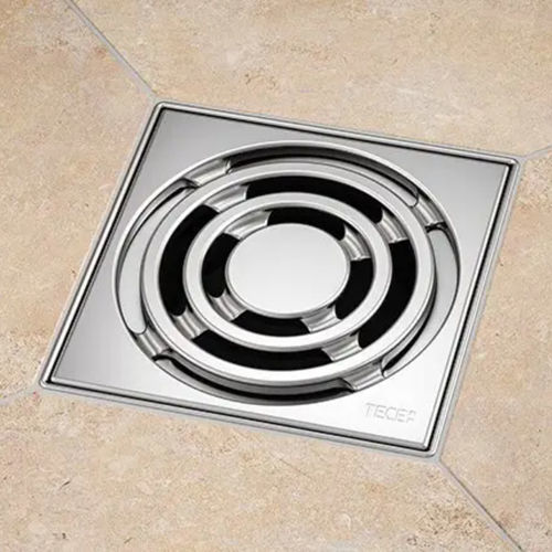 Piletta in acciaio inossidabile - TECEdrainpoint S - TECE Italia - per stanza da bagno / con griglia / su misura