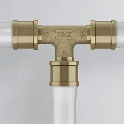 Raccordo per isolamento di tubi - TECEflex - TECE Italia - in metallo / a T