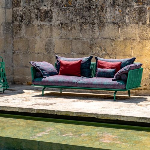 Divano contemporaneo - CRUISE - TALENTI - da giardino / in tessuto / in corda