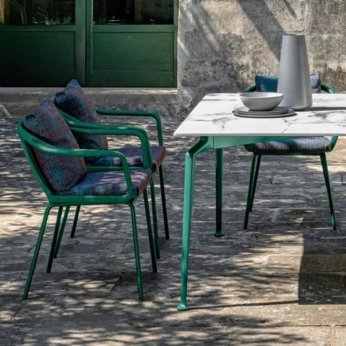 Sedia da pranzo contemporanea - CRUISE - TALENTI - da interno / da giardino / in tessuto