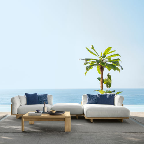 Divano modulare - ARGO - TALENTI - d'angolo / contemporaneo / da giardino