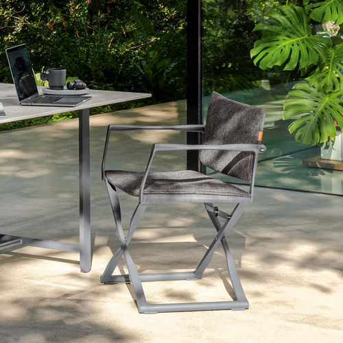 Sedia da pranzo contemporanea - RIVIERA - TALENTI - da interno / da giardino / in alluminio