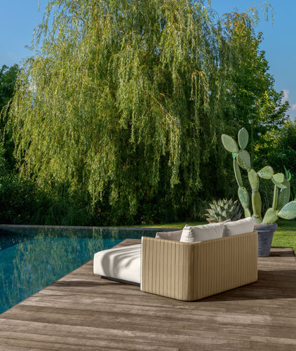 Letto da giardino standard - GEORGE - TALENTI - matrimoniale / contemporaneo / in tessuto
