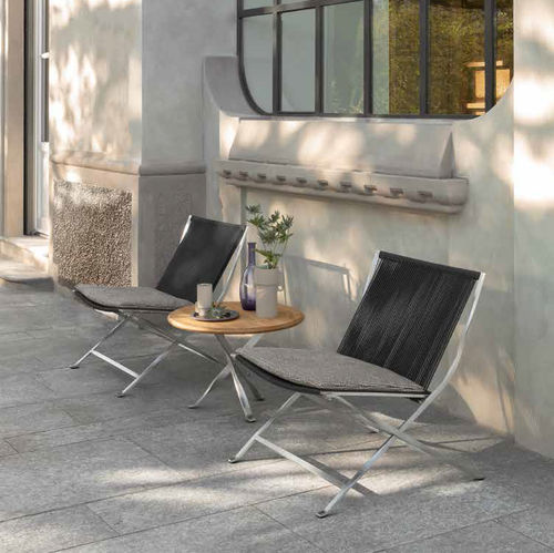 Sedia da giardino contemporanea - GEORGE - TALENTI - da esterno / in tessuto / con supporto in acciaio inossidabile