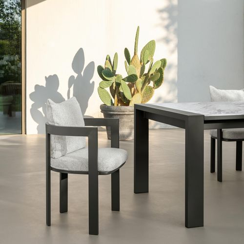 Sedia contemporanea - ARGO - TALENTI - da giardino / da interno / in tessuto