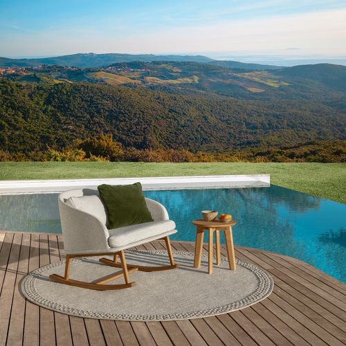 Poltrona contemporanea - CLEOSOFT - TALENTI - in tessuto / in legno / fatta a mano