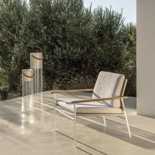 Poltrona contemporanea - ALLURE - TALENTI - in ecopelle / in tessuto / in acciaio