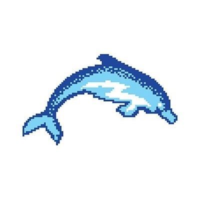 Mosaico in porcellana - Y245-1 DOLPHIN - Serapool - strutturato / da interno / da esterno