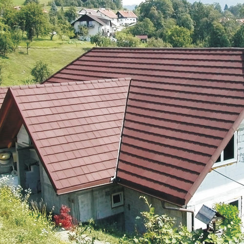 Tegola portoghese - ROWOOD - Roser Co., Ltd. - in acciaio / piccola / marrone