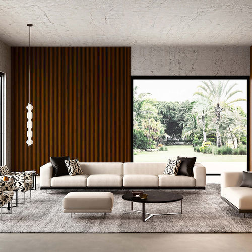 Divano compatto - FIFTY FIVE - Mazzoli Design - contemporaneo / da sala / in cotone