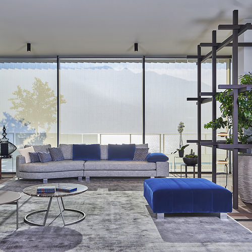 Divano modulare - FLYER LOUNGE - Mazzoli Design - a semicerchio / contemporaneo / da sala