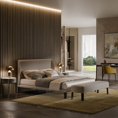 Panca fondoletto contemporanea - FOLIES - Mazzoli Design - per uso residenziale / per hotel
