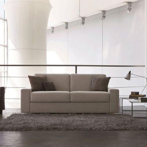 Divano letto - FLASH - Mazzoli Design - contemporaneo / in tessuto / in pelle