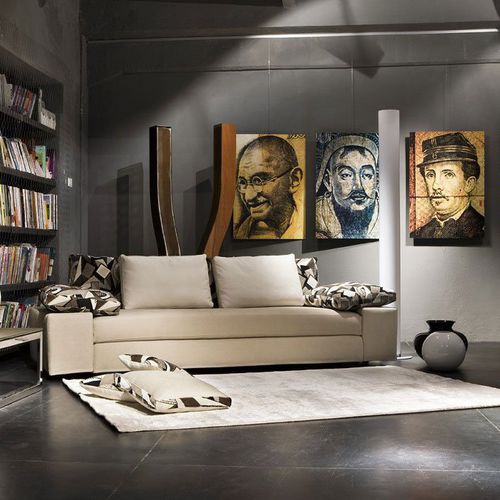 Divano modulare - HIGH CLASS - Mazzoli Design - d'angolo / contemporaneo / da sala