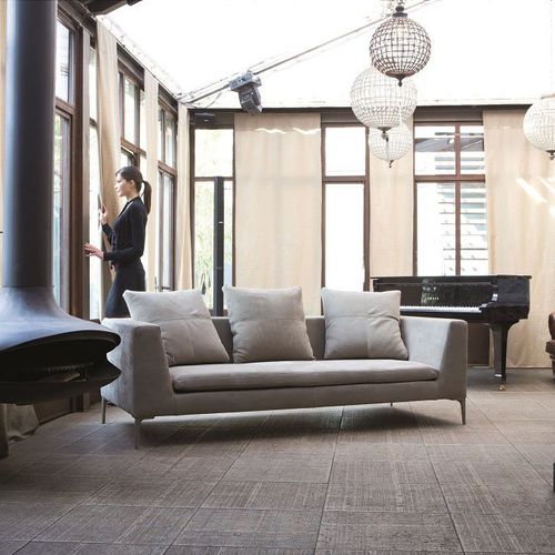 Divano contemporaneo - PRIVILEGE - Mazzoli Design - d'angolo / da sala / in tessuto