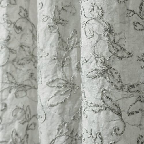 Tessuto per tende - DUNE MERVEILLE MARMORINO ALLOVER - MASTRO RAPHAEL - con motivi naturali / in lino / decorativo