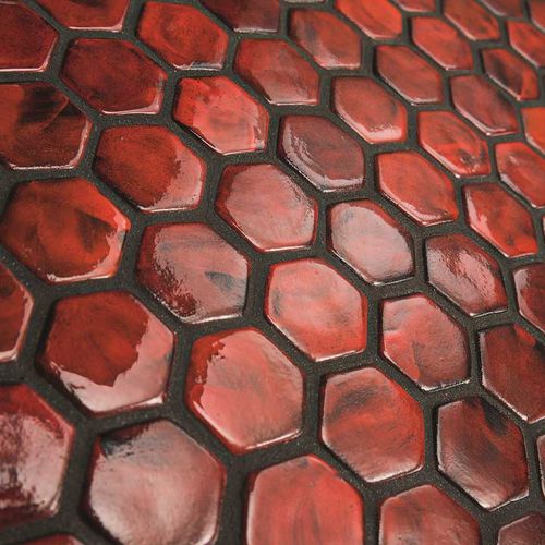 Mosaico in ceramica - ART DECO - Arezia - lucido / opaco / da interno