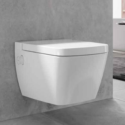 WC sospeso - TECEONE - TECE - in ceramica / con cassetta ad incasso / moderno