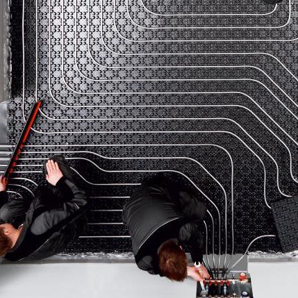 Riscaldamento a pavimento ad acqua calda - TECEFLOOR - TECE - residenziale