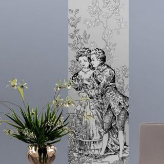 Carta da parati classica - AQUILIA - DECLIK - con motivo toile de jouy / in tessuto non tessuto