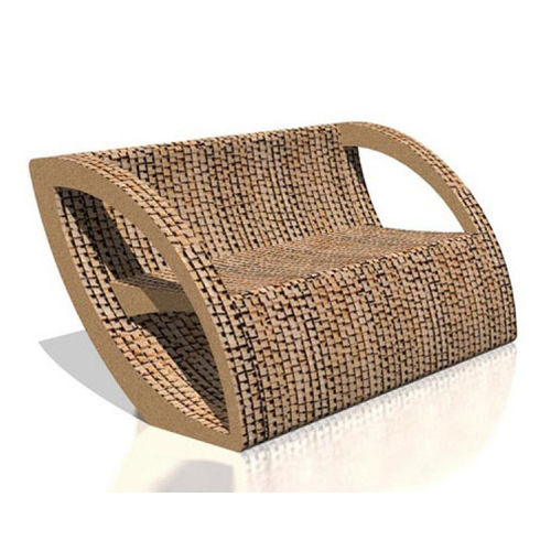 Divano contemporaneo - FOGLIA - drydesign - marrone / in cartone / 2 posti