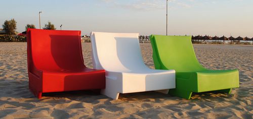 Poltrona contemporanea - SIT-UP - drydesign - in polietilene / riciclabile / luminosa