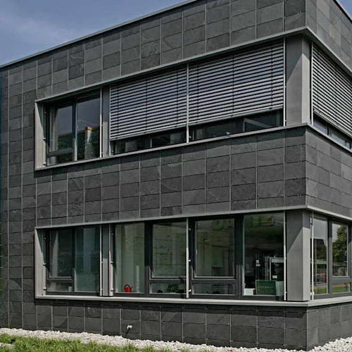 Rivestimento di facciata in pannelli - MATACON - Balfin srl - in ardesia / levigato / aspetto pietra