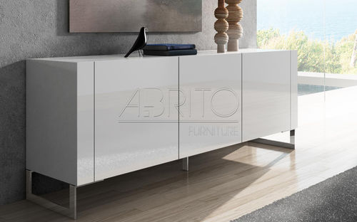 Credenza contemporanea - NAGARE : A04D - A. Brito - in legno laccato / bianca