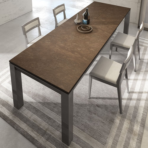 Tavolo da pranzo contemporaneo - GINZA + : MJ02 - A. Brito - in legno / rettangolare / allungabile
