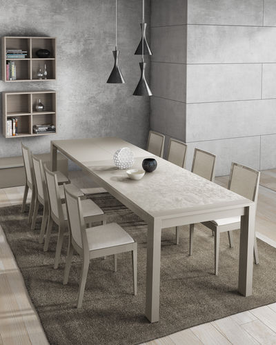 Tavolo da pranzo contemporaneo - GINZA + : MJ05 - A. Brito - in legno / rettangolare / allungabile