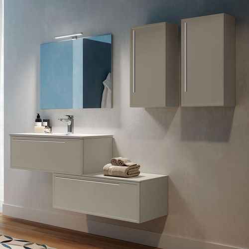 Mobile lavabo sospeso - TIVOLI - Inda - in legno / in laminato / contemporaneo