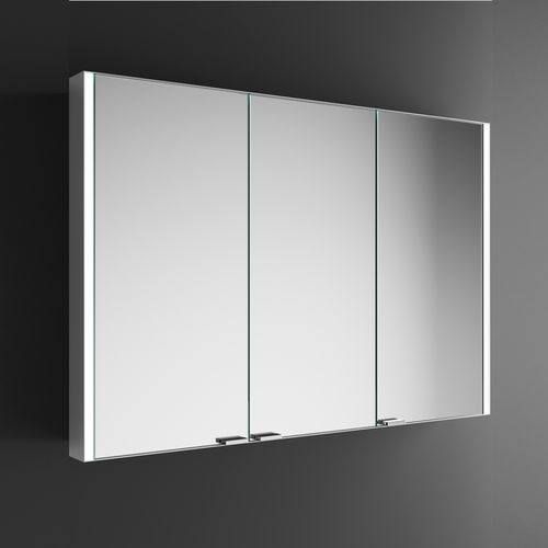 Specchio da bagno a muro - DUE EVO - Inda - contemporaneo / rettangolare / in alluminio