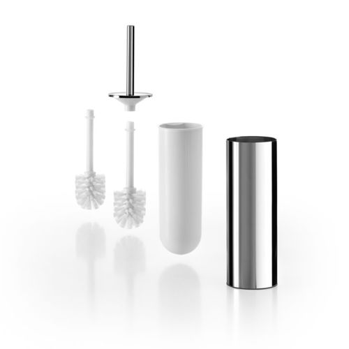 Portascopino per WC in ottone - AV014A - Inda - in plastica / da appoggio / da parete