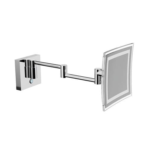Specchio da bagno a muro - AV258D - Inda - contemporaneo / quadrato / in alluminio
