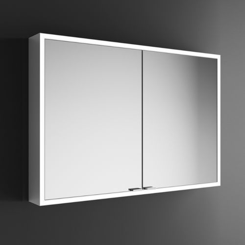 Specchio da bagno a muro - QUATTRO - Inda - contemporaneo / rettangolare / in alluminio