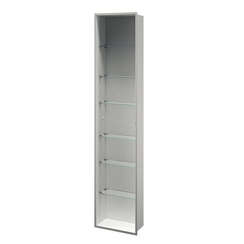 Mobile da bagno contemporaneo - A8035C - Inda - per uso residenziale / in acciaio inossidabile / in vetro
