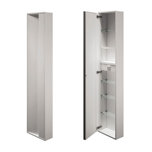 Mobile da bagno contemporaneo - A8037B - Inda - per uso residenziale / in acciaio inossidabile / in vetro