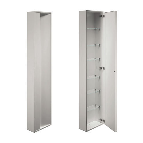 Mobile da bagno contemporaneo - A8038A - Inda - per uso residenziale / in acciaio inossidabile / in vetro