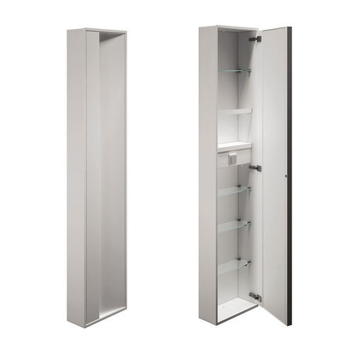 Mobile da bagno contemporaneo - A8038B - Inda - per uso residenziale / in acciaio inossidabile / in vetro
