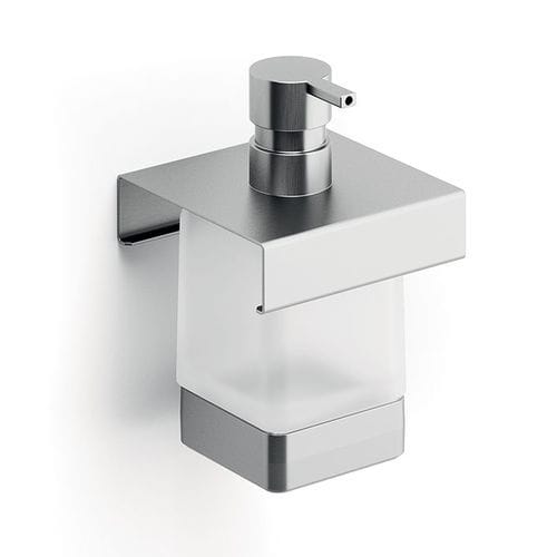 Distributore di sapone professionale - A8812M - Inda - da parete / in vetro / in acciaio inossidabile spazzolato