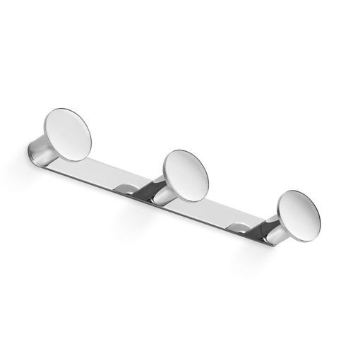 Appendiabiti da parete contemporaneo - AV120C - Inda - in metallo cromato / triplo / da bagno