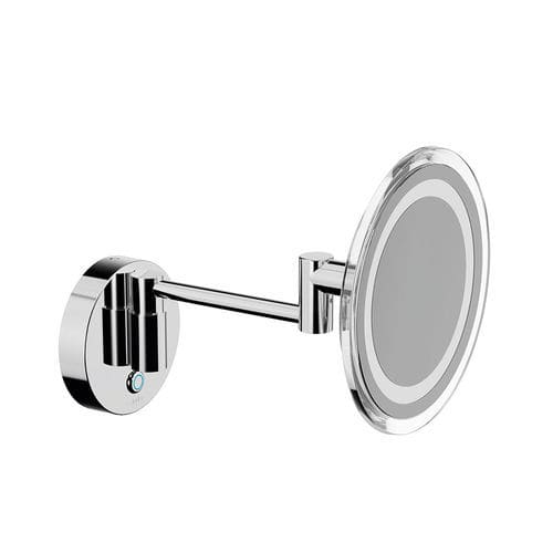 Specchio da bagno a muro - AV258A - Inda - contemporaneo / rotondo / in alluminio
