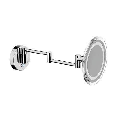 Specchio da bagno a muro - AV258B - Inda - contemporaneo / rotondo / in metallo