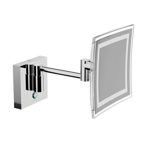 Specchio da bagno a muro - AV258C - Inda - contemporaneo / quadrato / in alluminio